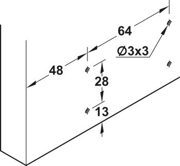 Kování pro posuvné dveře, Hawa Combino 20/35 MF, Mixfront, sada