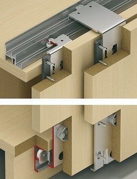 Kování pro posuvné dveře, EKU Combino 20 VF, sada
