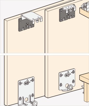Kování pro posuvné dveře, Hawa Combino 20/35 VF, sada