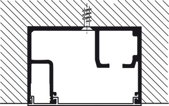Kování pro posuvné dveře, Hawa Porta 100 GW/GWF, sada