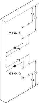 Kování pro posuvné dveře, Hawa Regal B 25 H VF, sada