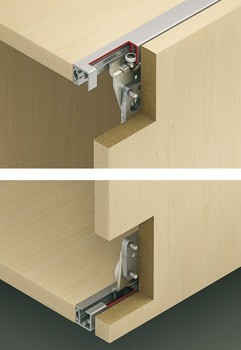 Kování pro posuvné dveře, Hawa Regal B 25 H VF, sada