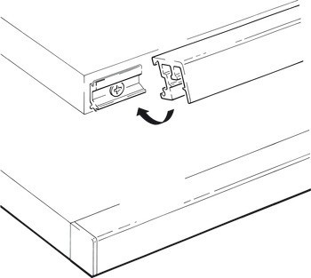 Kování pro posuvné dveře, Hawa Regal B 25 H VF, sada