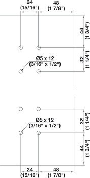 Kování pro posuvné dveře, Hawa Regal B 25 H VF, sada