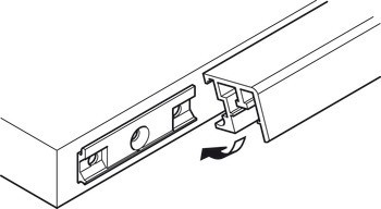 Kování pro posuvné dveře, Hawa Regal B 25 H VF, sada