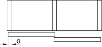 Kování pro posuvné dveře, Finetta F-Line31 70A, sada