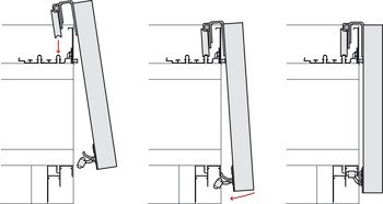Kování pro posuvné dveře, Finetta F-Line31 70A, sada