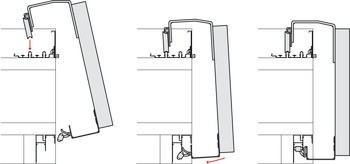 Kování pro posuvné dveře, Finetta F-Line31 70A, sada