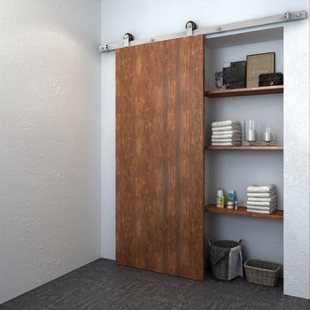 Kování pro posuvné dveře, Häfele Slido D-Line42 100R, sada s pojezdovou kolejnicí