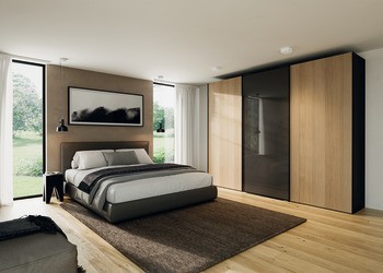 Kování pro posuvné dveře, Häfele Slido F-Line44 80A, sada