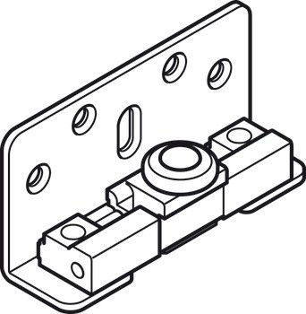 Kování pro posuvné dveře, Häfele Slido F-Line44 80A, sada