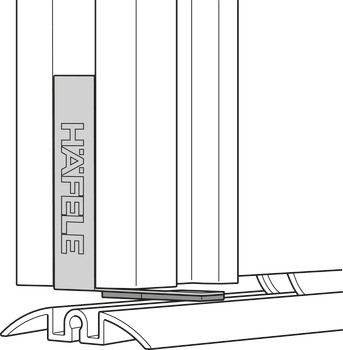 Kování pro posuvné dveře, Häfele Slido R-Aluflex 80A, Service+, dveřní kování