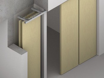 Kování pro posuvné dveře, Hawa Aperto 60 H, sada