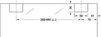 Kování pro posuvné dveře, Hawa Clipo 16 GK IF, sada