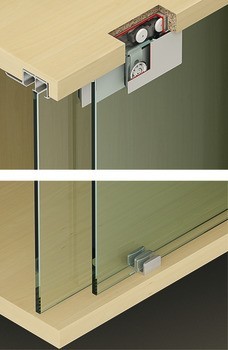 Kování pro posuvné dveře, Hawa Clipo 16 GS IF, sada