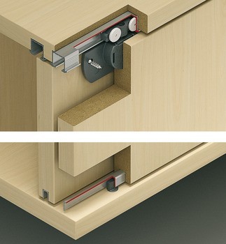 Kování pro posuvné dveře, Hawa Clipo 16 IF, sada