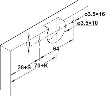 Kování pro posuvné dveře, Hawa Clipo 16 MF, sada
