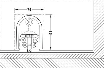 Kování pro posuvné dveře, Hawa Junior 120 GP, sada