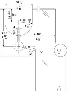 Kování pro posuvné dveře, HAWA Junior 120 GP, sada