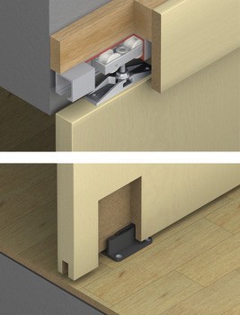 Kování pro posuvné dveře, Hawa Junior 40 Z, sada