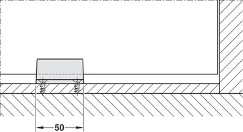 Kování pro posuvné dveře, Hawa Junior 80 GS, sada
