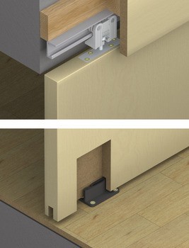 Kování pro posuvné dveře, Hawa Media 70, sada