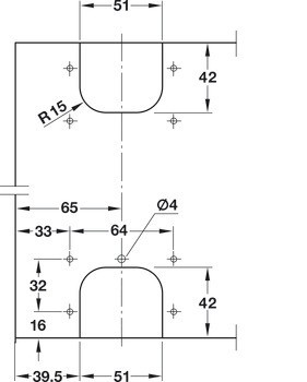 Kování pro posuvné dveře, Hawa Miniroll 25, sada