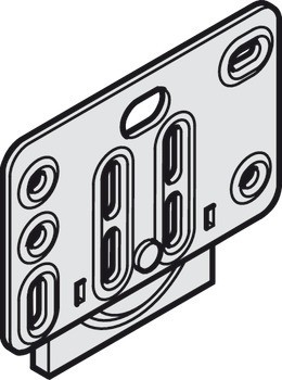 Kování pro posuvné dveře, Hawa Miniroll 25, sada