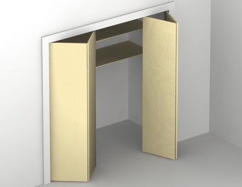 Kování pro posuvné dveře, Hawa Multifold 30 W, sada