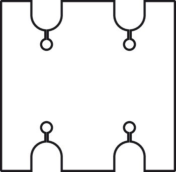 Kování pro posuvné dveře, Hawa Ordena 70 F a 70 P, sada