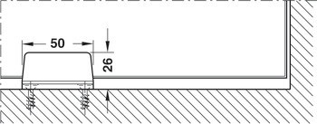 Kování pro posuvné dveře, Hawa Porta 100 G/GU/GM/GF/GFO, sada
