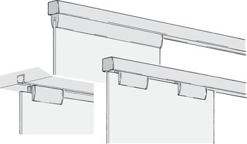 Kování pro posuvné dveře, Hawa Porta 100 G/GU/GM/GF/GFO, sada