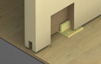 Kování pro posuvné dveře, Hawa Porta 300 H, sada