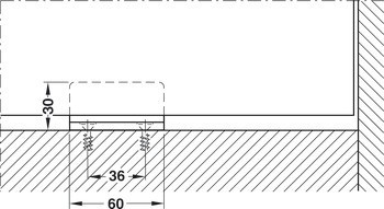 Kování pro posuvné dveře, Hawa Porta 300 H, sada