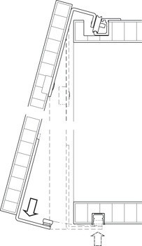 Kování pro posuvné dveře, Hawa Regal A25 H VF, sada