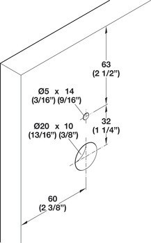 Kování pro posuvné dveře, Hawa Regal A25 H VF, sada