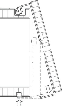 Kování pro posuvné dveře, Hawa Regal A25 H VF, sada