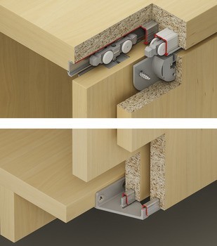 Kování pro posuvné dveře, Slido Classic 20 MF C, sada