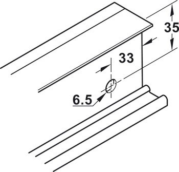 Kování pro posuvné dveře, Slido F-Line42 50A až pro 4 dveře, sada