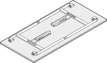 Kování pro sklopný stůl, ocel