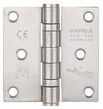 Křídlový závěs, DHB 1212, pro bezfalcové dveře, velikost 76 mm