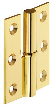 Křídlový závěs, mosaz, zalomení A, přímý