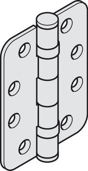 Křídlový závěs, Pro bezfalcové vnitřní dveře do 120 kg, Startec