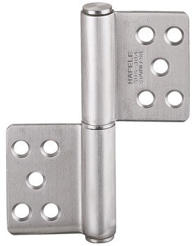 Křídlový závěs, velikost 76 mm, hmotnost dveří 80 kg