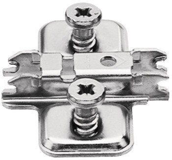 Křížová montážní podložka, Blum Clip Top Blumotion, Clip Top, Clip, k přišroubování předmontovanými eurošrouby