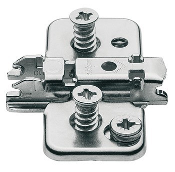 Křížová montážní podložka, Clip/Clip Top, k přišroubování, s předmontovanými eurošrouby