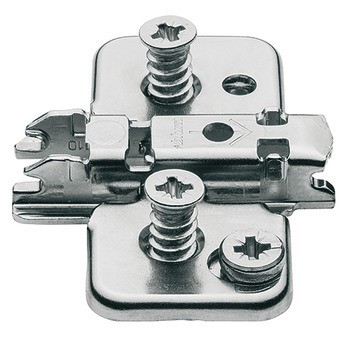 Křížová montážní podložka, Clip Top Blumotion, Clip Top, Clip, k přišroubování předmontovanými eurošrouby