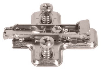 Křížová montážní podložka, Häfele Metalla 510 SM, ocel, se systémem rychlomontáže