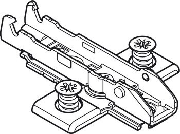 Křížová montážní podložka, s předmontovanými eurošrouby