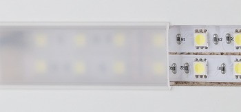 Krycí profil, Pro vyfrézovanou drážku 22 mm Osvětlovací panel pro osvětlovací LED pásky